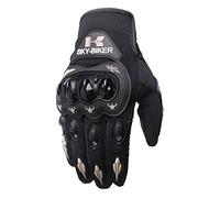 HESHUWEN Guanti Moto Guanti da moto corsa traspiranti con dita intere Protezione for lo sport all'aria aperta cross Dirt Bike Moto(I,XL)