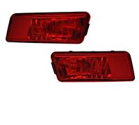 HESHUWEN Luce Paraurti Posteriore Auto Auto Posteriore Paraurti Riflettore Lampada Freno Da Adatta For DODGE Journey 2009-2011 Lampade Fendinebbia Stop AVVERTENZA CON BULB(1pair)