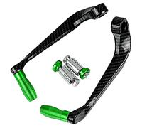 HESHUWEN Paraleve Moto CNC Freno Frizione Leve Manubrio GripsGuard Protector Fit Uso for Kawasaki ZX6 ZX6R ZX6RR ZX-6R ZX-6RR 2000-2020 2021 2022 para Leve Moto(Green)