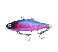 HESHUYAN Esche da Pesca 1 pz. Esche da Pesca Invernali Hard Sea Fish 7,5 cm 22,7 g, Esche Artificiali affondanti a Lunga Distanza, wobbler con Vibrazione e crankbait. Esche Artificiali(6)