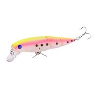 HESHUYAN Esche da Pesca 1 pz Wobblers Esche da Pesca multisezione 11,5 cm 14,8 g Esca Dura Artificiale Crankbait Traina Bass Luccio Persico Attrezzatura Esche Artificiali(08)