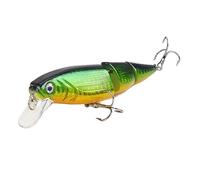 HESHUYAN Esche da Pesca 1 pz Wobblers Esche da Pesca multisezione 11,5 cm 14,8 g Esca Dura Artificiale Crankbait Traina Bass Luccio Persico Attrezzatura Esche Artificiali(11)