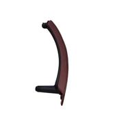 HESHUYAN Maniglie Interne Per Portiere Auto Porte passeggeri interne Tirare la maniglia con il rivestimento della copertura esterna in pelle uso for BMW X5 X6 E70 E71(Red Left)