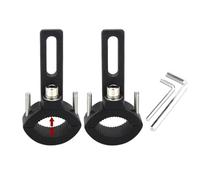 HESHUYAN Supporto Luce Moto Staffa Spotlight del faro motociclo Montare la staffa Lampade regolabili da 42mm-62mm Forcella Supporto for morsetto Staffa(2pcs 22mm-32mm)