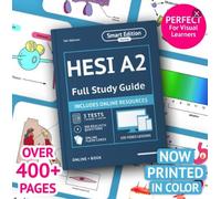 HESI A2 Study Guide 2025-2026: Full-Color Exam Prep Book with 5 Practice Tests, Mobile App, AI Tutor Chat, Flashcards, Video Lessons, and Answer Explanations for the HESI Admission Assessment