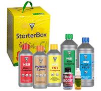 Hesi StarterBox Terra - Hesi Starter Set Terra con Hesi Radice Complex 500 ml, Hesi SuperVit, 10 ml, Hesi PowerZyme 500 ml, Hesi TNT Complex 500 ml, Hesi Blüh Complex 1 l, 100 ml