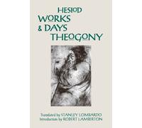 Hesiod Works and Days and Theogony (Tascabile) Hackett Classics