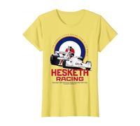Hesketh Racing Campione del Mondo Britannico Racing Classic Team Maglietta, Donna, Limone, XL