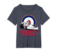 Hesketh Racing Campione del Mondo Britannico Racing Classic Team Maglietta, Donna Plus-Size, Pervinca, 4X
