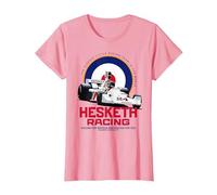 Hesketh Racing Campione del Mondo Britannico Racing Classic Team Maglietta, Donna, Rosa, S
