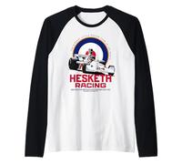 Hesketh Racing Campione del Mondo Britannico Racing Team Classic Maglia con Maniche Raglan