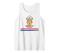 Hesketh Racing Logo World Champion Team Stripes Retro Mascotte Canotta