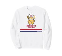 Hesketh Racing Logo World Champion Team Stripes Retro Mascotte Felpa