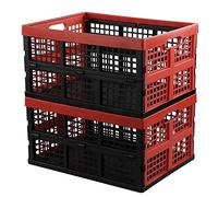 Hespapa Cassette Pieghevoli In Plastica, 35 L, 2 Confezioni