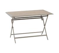 Hespéride - Azua tavolo da giardino pieghevole a 4 posti caffè 110x71cm