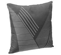 Hespéride Cuscino decorativo per esterni jacquard ardesia, 40 x 40 cm