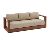 Hespéride - Divano da Giardino Allure 3 posti in Mogano Beige