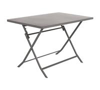 Hespéride - Greensboro Tonka Tavolo da giardino rettangolare pieghevole a 4 posti - Acciaio rinforzato antiruggine - Arredamento per giardino, balcone, terrazzo