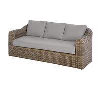 Hespéride HES-149427 Divano 3 Posti Moorea Naturae, Resina, Large