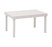 Hespéride - Mesa de jardín extensible Piazza Clay - 10 plazas - Aluminio con revestimiento epoxi antioxidante - Extensión deslizante para muebles de exterior