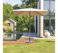 HESPERIDE Ombrellone 250x250 cm Soya taupe marrone Arredo giardino