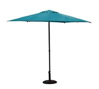 Hespéride - Ombrellone rotondo dritto blu soia - Diametro 2,7 m - Elevata protezione UV, telo rimovibile, idrorepellente e regolabile - Struttura in acciaio antiruggine