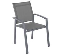 Hespéride - Poltrona da giardino impilabile Axiome Silex & Grigio Quarzo