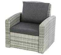 Hespéride - Poltrona in Resina Intrecciata Avana Polynesia in Alluminio trattato con polveri epossidiche