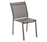 Hespéride - Sedia da giardino impilabile Essentia Wengé & Tonka