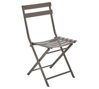 Hespéride - Sedia da giardino impilabile greensboro coffee