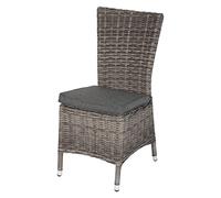 Hespéride - Set di 2 sedie da Giardino Mooréa in Resina Intrecciata e Alluminio trattato con Resina epossidica, Terra d Ombra