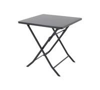 HESPERIDE Tavolo da giardino pieghevole 71x70x70 cm Greensboro grafite grigio