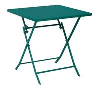 Hespéride - Tavolo da giardino pieghevole greensboro 2 posti 70x70cm verde opale