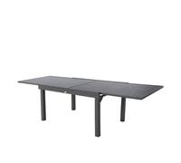 HESPERIDE Tavolo estensibile in alluminio, da 135/270x90x75 cm grigio
