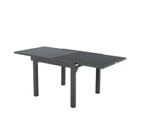 HESPERIDE Tavolo estensibile in alluminio, da 90/180X90X75 cm grigio