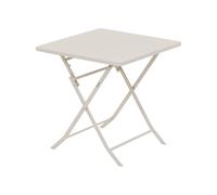 HESPERIDE Tavolo pieghevole 70x70x71 cm Greensboro argilla beige Arredo giardino