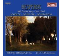 Hesperos: 20th Century Swiss Songs (Stoecklin, Leibundgut) (CD) Album