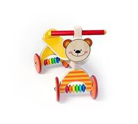 Hess 31176 - Bambino Giocattolo a Cavallo, Giallo, in Legno