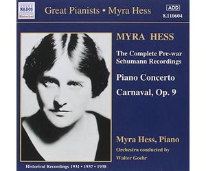 Hess Myra - Hess:Complete Pre-War Schumann Rec.