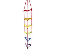 Hess scala di corda triangolare per bambini, 6 pioli