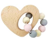 Hess sonaglio di legno a cuore in rosa