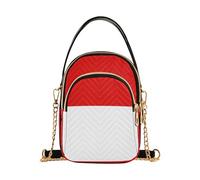 Hesse Bandiera Civile Donne Singola Borsa Trapuntata Telefono Portafoglio Catena Tracolla Borsa Carino Cerniera Satchel Crossbody Tote