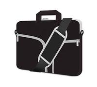 HESTECH Borsa a tracolla per computer portatile da 15,6 cm, borsa da trasporto per donne e uomini, compatibile con computer Dell HP, Samsung Aspire 5