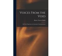 Hester Travers Smith Voices From the Void (Copertina rigida)