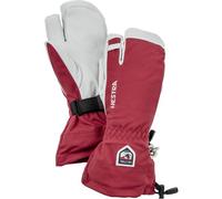 Hestra Army Leather Heli 3 Finger - guanti sci freeride 10 Red unisex
