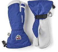 Hestra Army Leather Heli - Guanto da sci classico a 3 dita per sci, snowboard e alpinismo, blu reale, 9