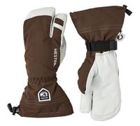 Hestra Army Leather Heli Ski, guanti da sci a 3 dita, marrone 11 Espresso