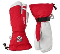 Hestra Army Leather Heli 3 Finger - guanti sci freeride 7 Red unisex