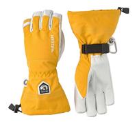 Hestra Army Leather Heli Ski, guanti da sci, giallo 7 Mustard