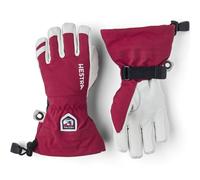 Hestra Army Leather Heli Ski Jr, guanti da sci, junior, rosso 7 Red